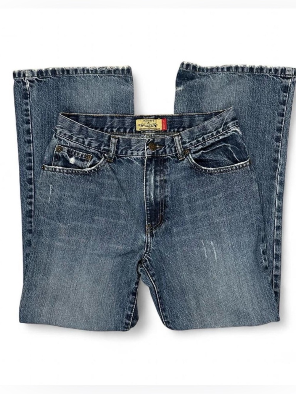 Women’s Y2K 2007 Old Navy Boot Cut Blue Denim Jeans Size 16